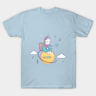 Unicorn guitar player T-Shirt